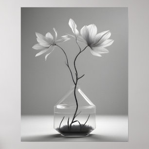 Minimalistische botanische elegantie poster