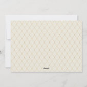 Minimalistische botanische foto familie kerst feestdagenkaart (Achterkant)