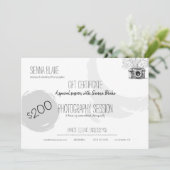 Minimalistische Botanische Fotografie Cadeaubon Ka (Staand voorkant)