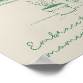 Minimalistische Botanische Inspirerend Natuur Quot Poster (Hoek)