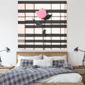 Minimalistische botanische kunst canvas afdruk (Insitu (Slaapkamer))