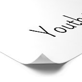 Minimalistische Botanische Poppy Flower Age Quote Poster (Hoek)