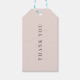 Minimalistische Botanische Trouw | Warm Blozen Cadeaulabel