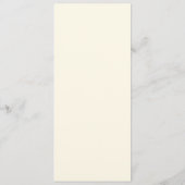 Minimalistische Botanische Trouwmenu - Modern Rust Menu (Achterkant)