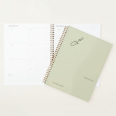 Minimalistische Botanische Tuin Leesgeschenk Planner (Display)