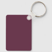 minimalistische Bourgogne-Sleutelhanger Sleutelhanger (Achterkant)
