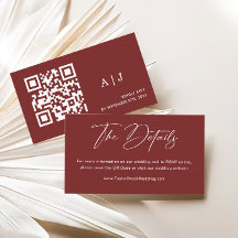 Minimalistische Bourgondische bruiloft website