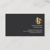 Minimalistische bouwmachines Home Sun Icon Contrac Visitekaartje (Achterkant)