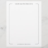 Minimalistische branding interieurontwerpstudio flyer (Voorkant)