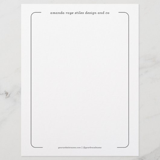 Minimalistische branding interieurontwerpstudio flyer (Voorkant)