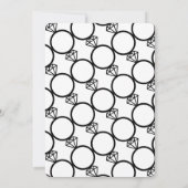 Minimalistische Bridal Information Kaart (Achterkant)