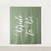 minimalistische bruid om Vrijgezellenfeest Achterg Wandkleed (Voorkant)