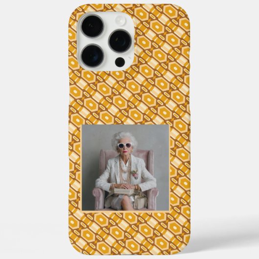 Minimalistische Bruidsdouche Cadeaus Tribale Patro Case-Mate iPhone Case (Achterkant)