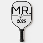 Minimalistische Bruidsjonker Pickleball Paddle (Voorkant)