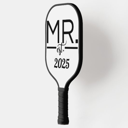 Minimalistische Bruidsjonker Pickleball Paddle (Links)