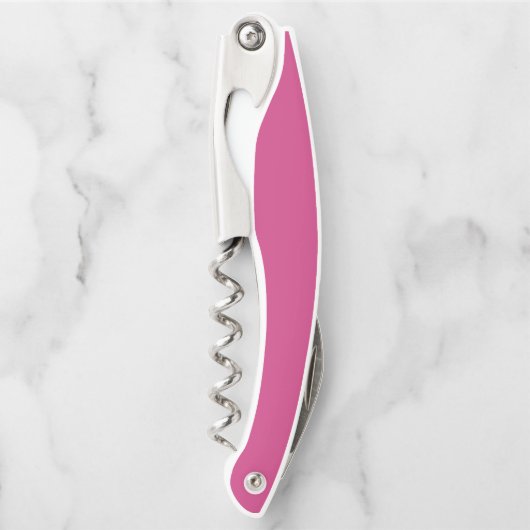 Minimalistische bruidsschat Fuchsia ID954 Kurkentrekker (Voorkant)