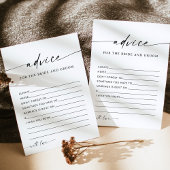 Minimalistische bruiloft advies Kaarten Vrijgezell