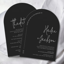 Minimalistische bruiloft All-in-One Modern Stijlvo