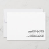 Minimalistische bruiloft bedankje met Foto Kaart (Voorkant)