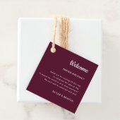 Minimalistische bruiloft Bourgondië welkomstgesche Bedankjes Labels (In situ)