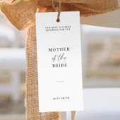 Minimalistische bruiloft familie gereserveerde zit