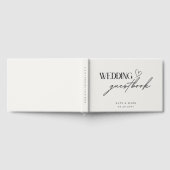 Minimalistische bruiloft gastenboek (Volledig)