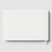 Minimalistische bruiloft gastenboek (Achterkant)