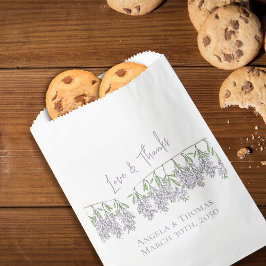 Minimalistische bruiloft gunsten Floral Lavendel E Bedankzakje