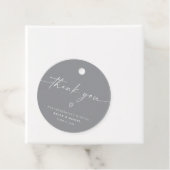 Minimalistische bruiloft Hartelijk dank Bedankjes Labels (In situ)