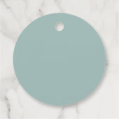 Minimalistische bruiloft Hartelijk dank Bedankjes Labels (Achterkant)