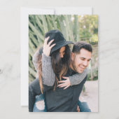 Minimalistische bruiloft Hartelijk dank voor uw ka Bedankkaart (Achterkant)