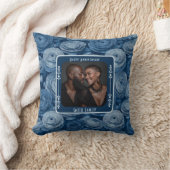 Minimalistische bruiloft Jubileum Sierkussen (Deken)