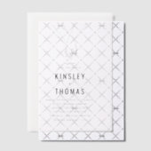 Minimalistische bruiloft met handen vellum uitnodigingen (Offset (Uitnodiging))