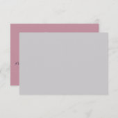 Minimalistische bruiloft RSVP Kaarten (Voorkant / Achterkant)