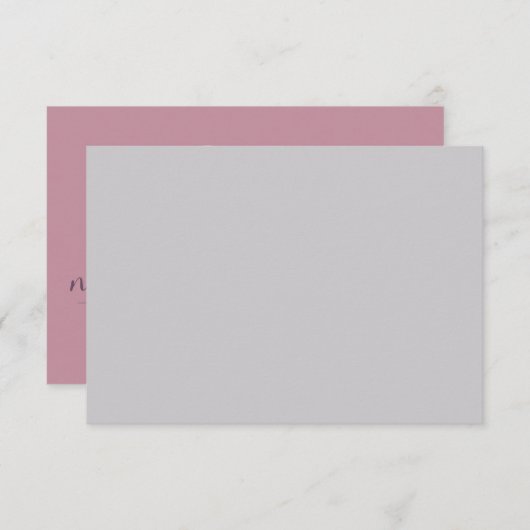 Minimalistische bruiloft RSVP Kaarten (Voorkant / Achterkant)