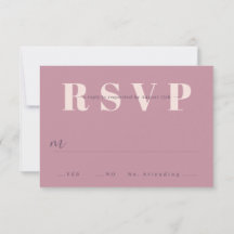 Minimalistische bruiloft RSVP Kaarten