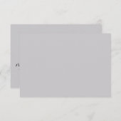 Minimalistische bruiloft RSVP Kaarten (Voorkant / Achterkant)