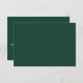 Minimalistische bruiloft RSVP Kaarten (Voorkant / Achterkant)