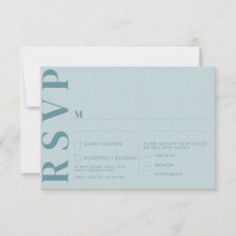 Minimalistische bruiloft RSVP Kaarten