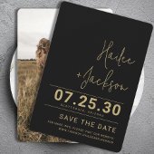 Minimalistische bruiloft Stijlvol Clean Simple Bol Save The Date