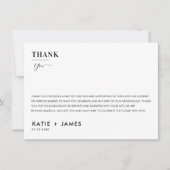 Minimalistische bruiloft Vrijgezellenfeest Party D Kaart (Voorkant)