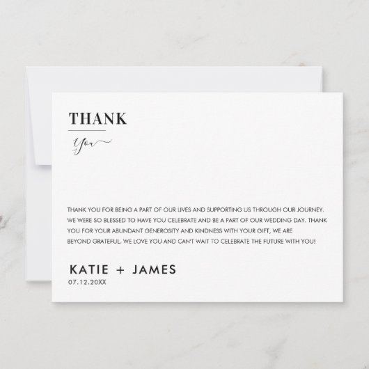 Minimalistische bruiloft Vrijgezellenfeest Party D Kaart (Voorkant)