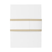 Minimalistische bruiloft | WOORDEN Uitnodigingen Wikkel (Achterkant Voorbeeld)