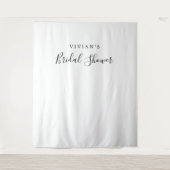 Minimalistische Bruiloftsfoto Prop Achtergrond Wandkleed (Voorkant)