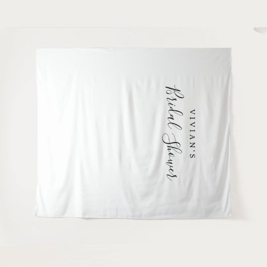 Minimalistische Bruiloftsfotoprop Backdrop Wandkleed (Voorkant (horizontaal))