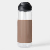 Minimalistische Bruine CamelBack Waterfles (Achterkant)