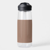 Minimalistische Bruine CamelBack Waterfles (Voorkant)
