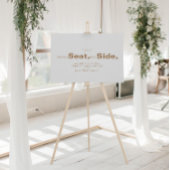 Minimalistische bruine kies een stoel niet een kan poster