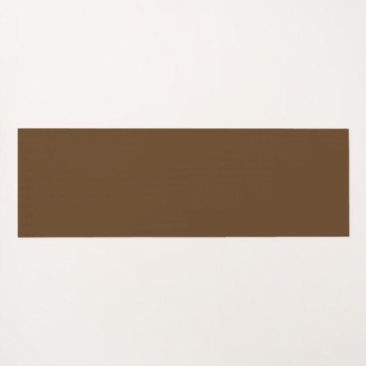 Minimalistische bruine yogamat (Achterkant (horizontaal))