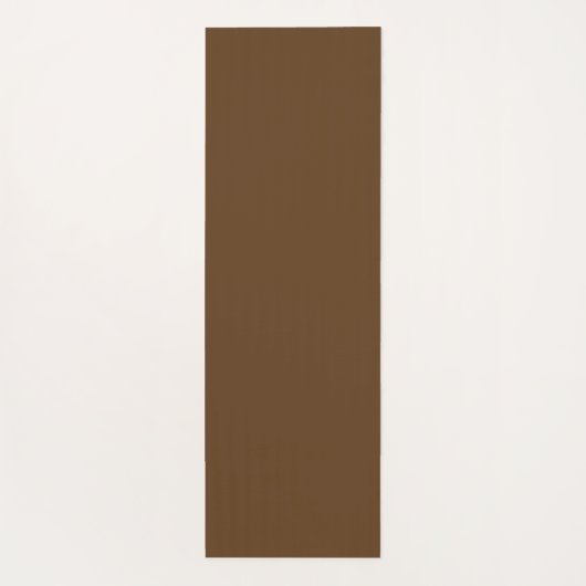 Minimalistische bruine yogamat (Achterkant)